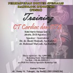 CT cardiac & CTA, 28-30 Agustus 2015 Jakarta